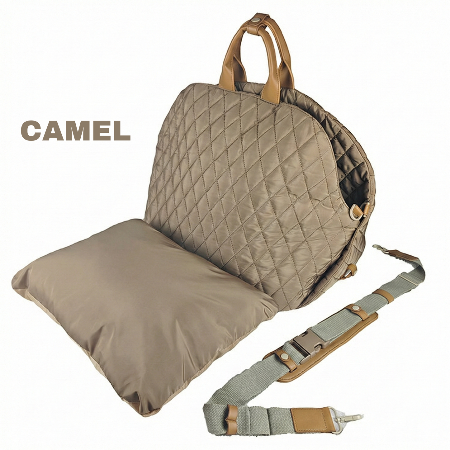 Zoda CloudTravel™ Luxury 2-in-1 Quilted Carrier & Car Booster Seat