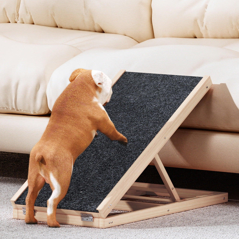 The Zoda EasyStep™ Adjustable Wooden Pet Ramp