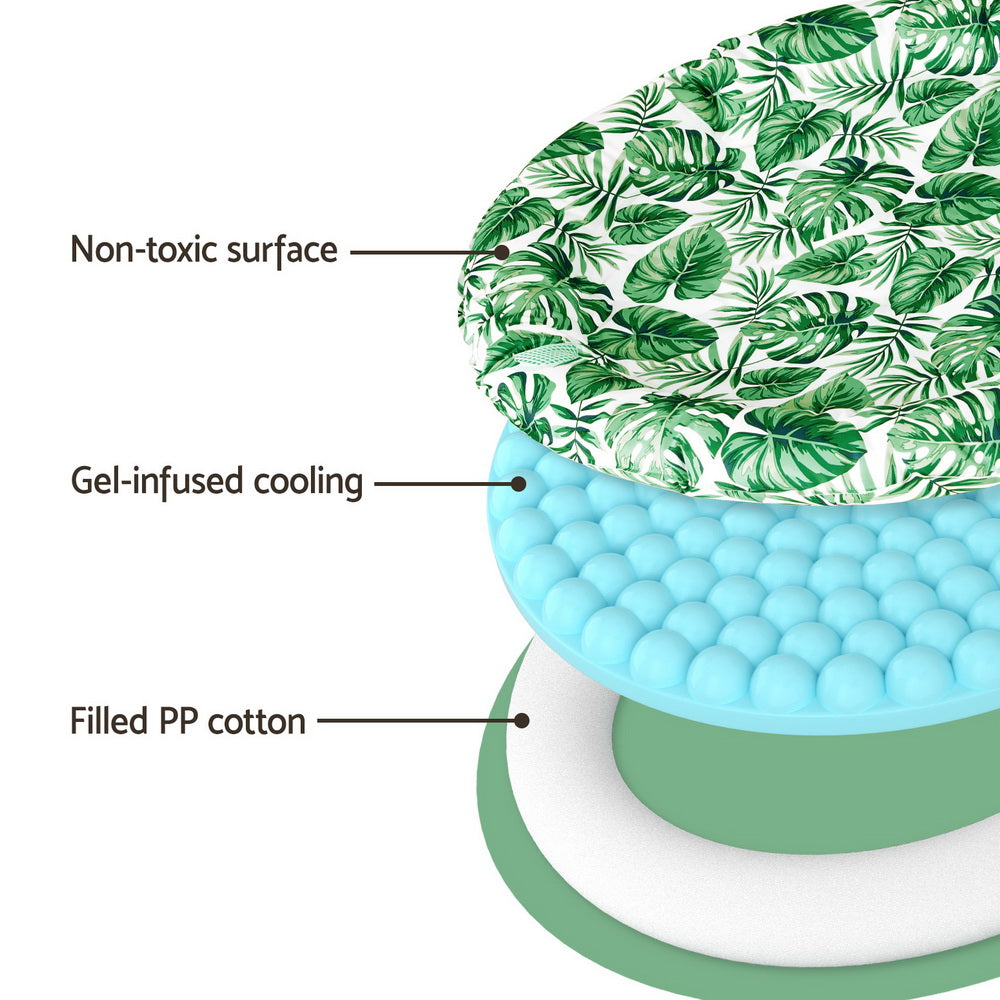 The Zoda CloudCool™ Round Bed Insert | Self-Cooling Pressure Gel Cushion