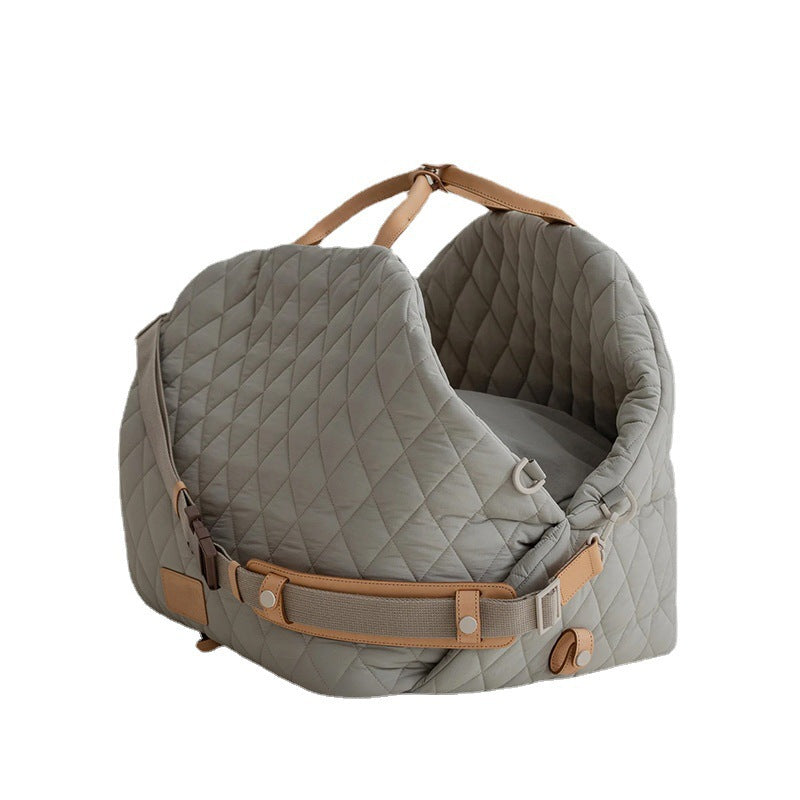 Zoda CloudTravel™ Luxury 2-in-1 Quilted Carrier & Car Booster Seat